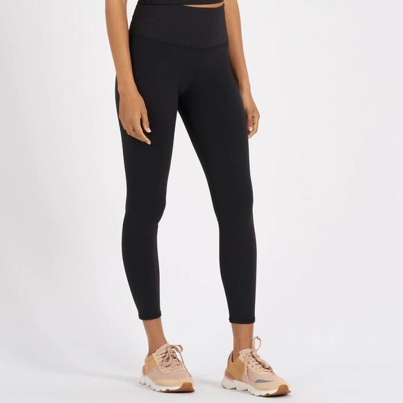 EUC VUORI Rib Studio Leggings High Rise Black Size XXS - Picture 1 of 10